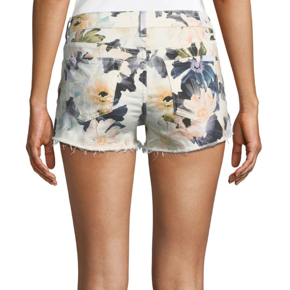 Floral Jean Shorts